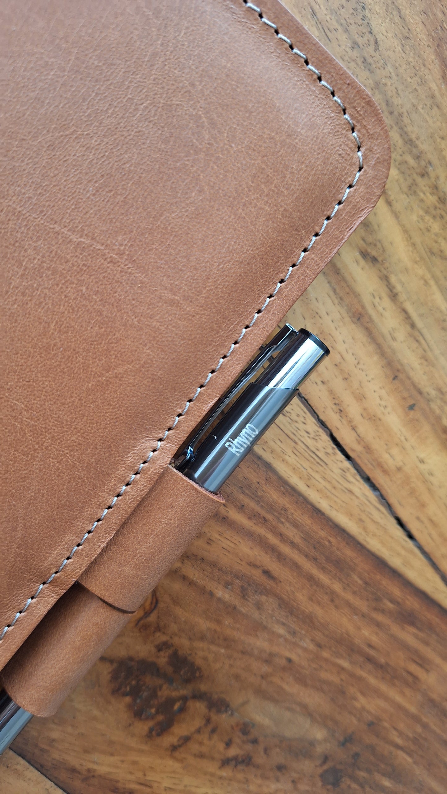 A5 Leather Pen Notebook