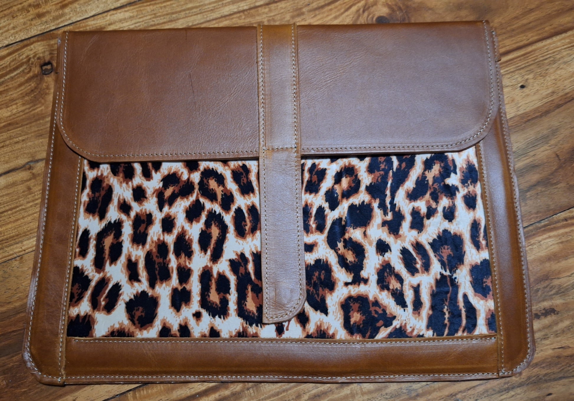 Leopard print laptop sleeve