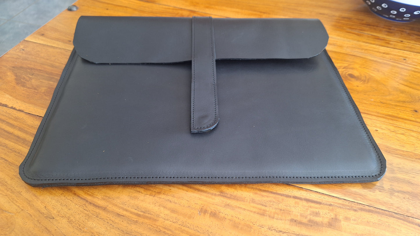 Full leather laptop sleeve