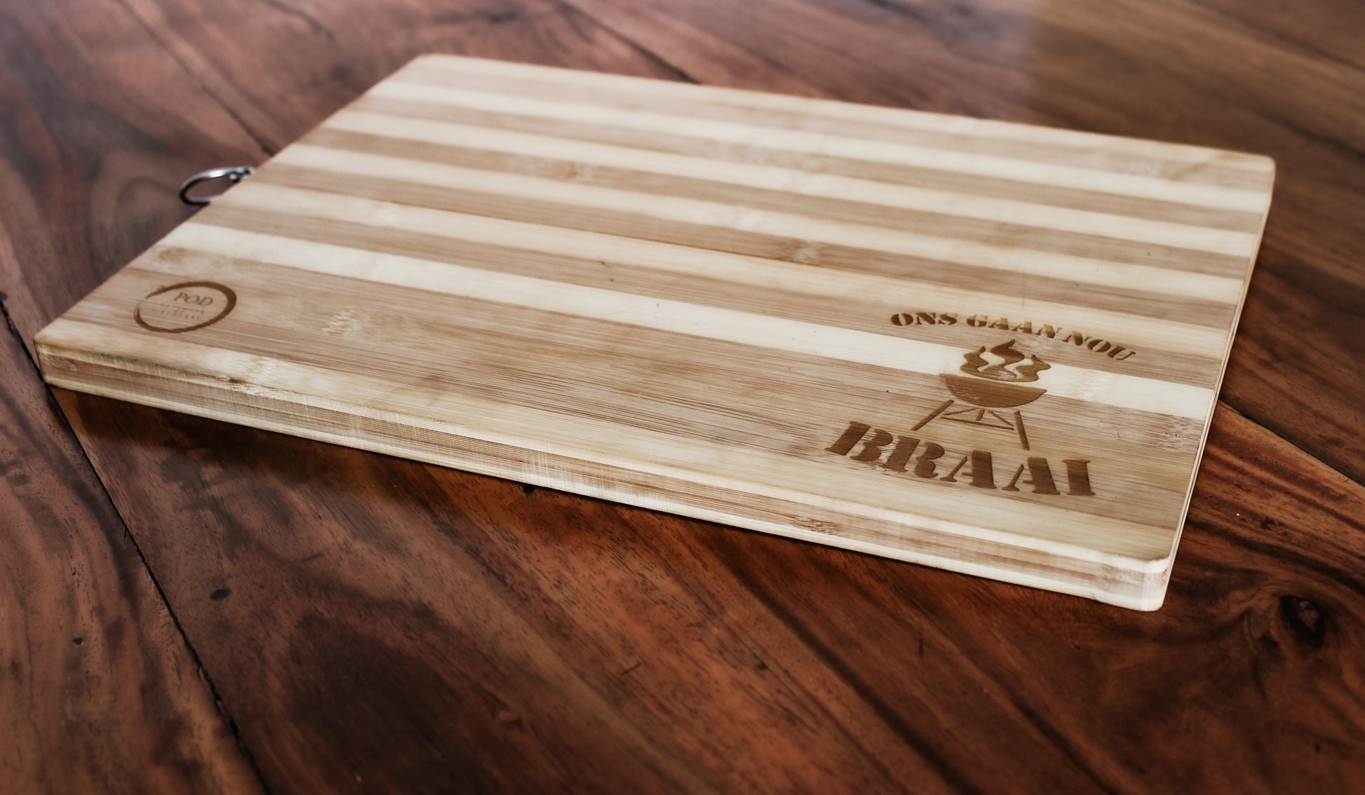 Laser engraved chopping board