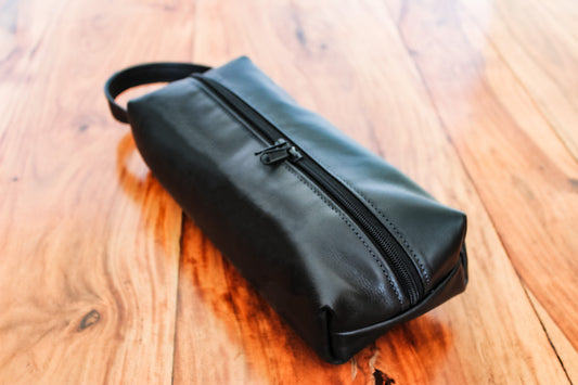 Leather Toiletry Bag 