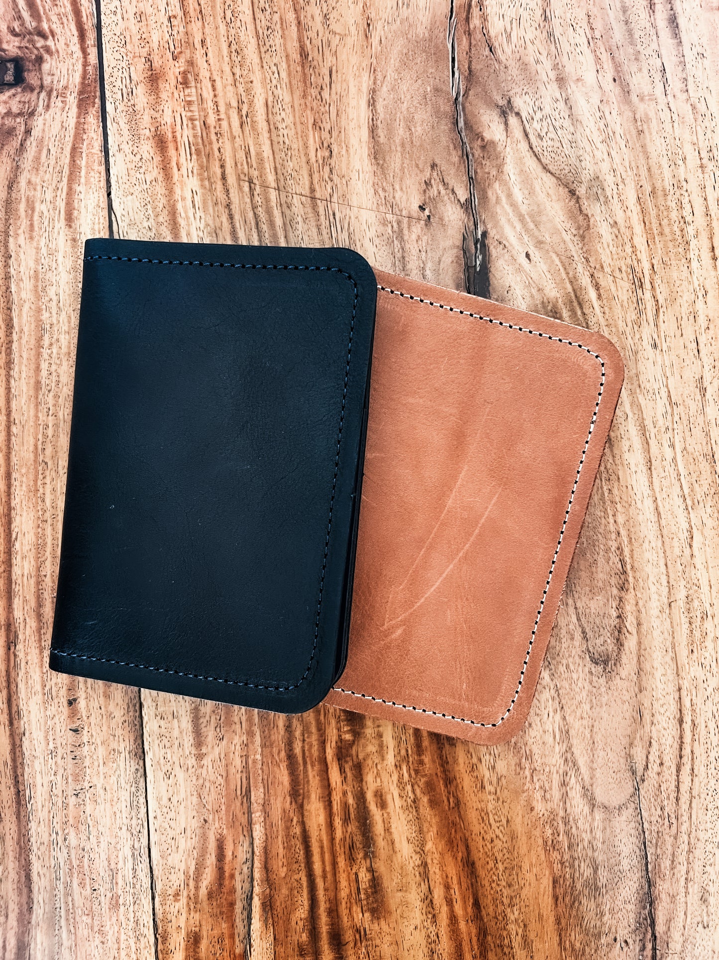 Leather passport holder