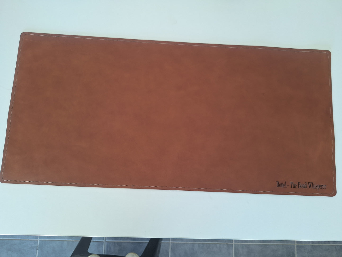 Large leather deskmat